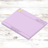 Logo del negocio morado de Lavender