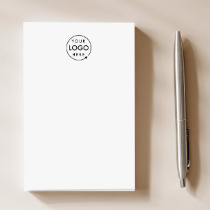 Notas Post-it® Logotipo comercial Limpiar profesional simple