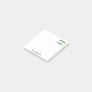 Notas Post-it® Logotipo de la empresa personalizado y envíe mensa