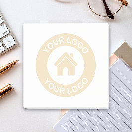 Notas Post-it® Logotipo empresarial personalizado
