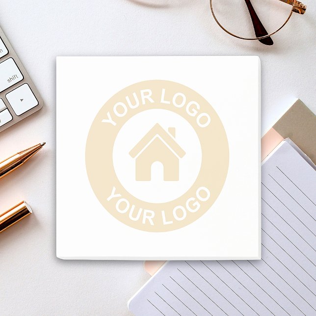 Notas Post-it® Logotipo empresarial personalizado (Subido por el creador)