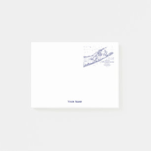 Notas Post-it® Long Island El Mapa De Hamptons