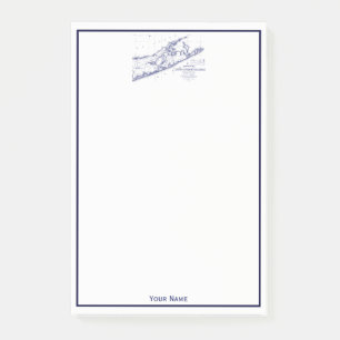 Notas Post-it® Long Island El Mapa De Hamptons