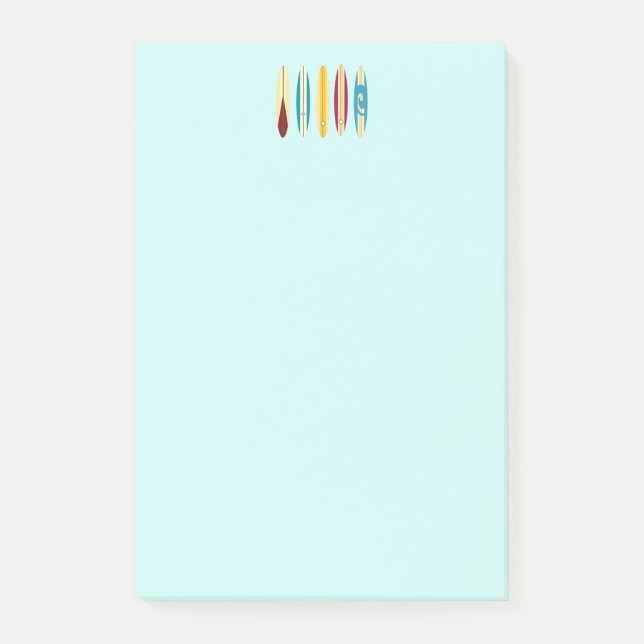 Notas Post-it® Longboard de vintage (Anverso)