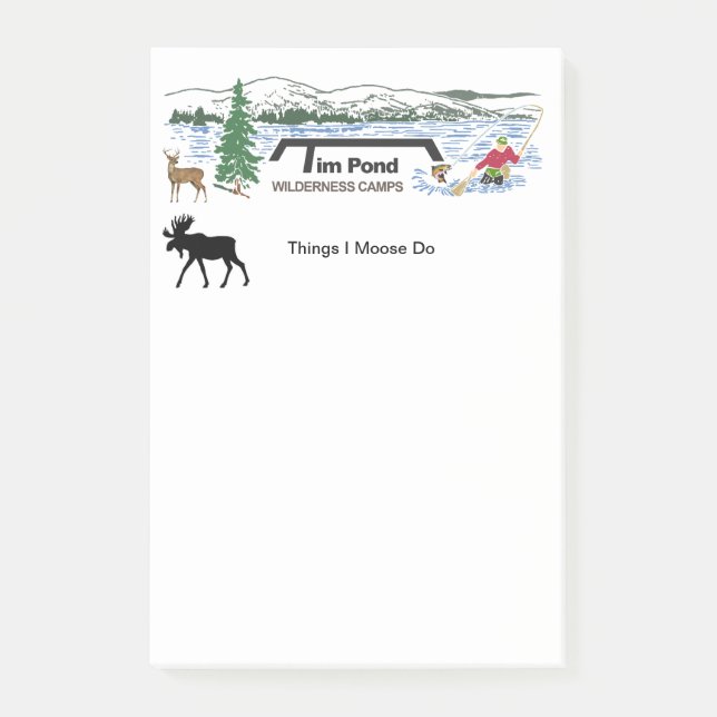 Notas Post-it® Los alces de las cosas I hacen (Anverso)