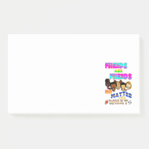 Notas Post-it® Los amigos son amigos sin importar qué