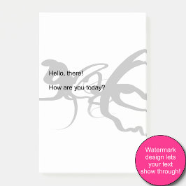 Notas Post-it® Los buzos: Resumen en blanco y negro