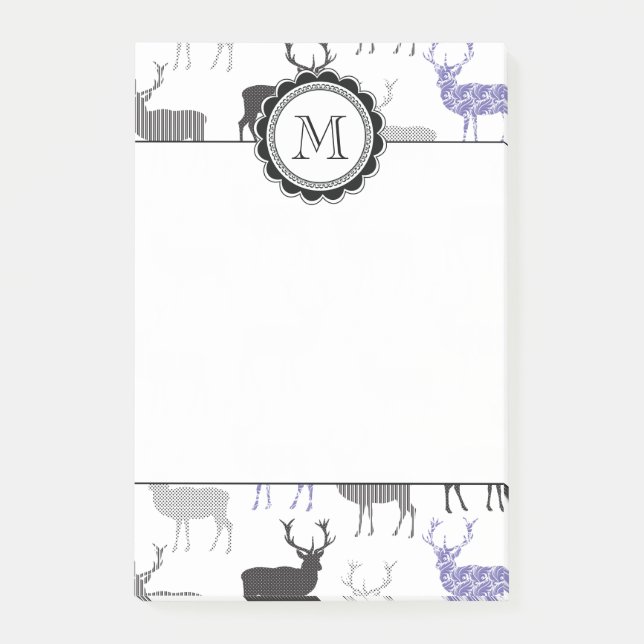 Notas Post-it® Los ciervos del navidad (Anverso)