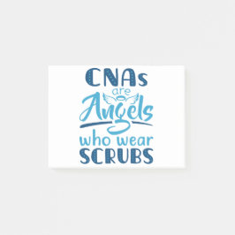 Notas Post-it® Los CNA son ángeles que usan manchas