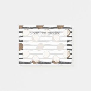 Notas Post-it® Los cocos en Grunge rayan el modelo