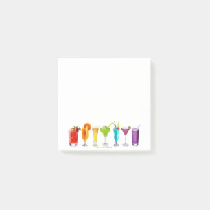 Notas Post-it® Los cócteles alcohólicos LGBTQIA gay de SlipperyJo