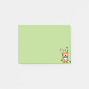 Notas Post-it® Los Corgis del Corgi persiguen el Pembroke feliz