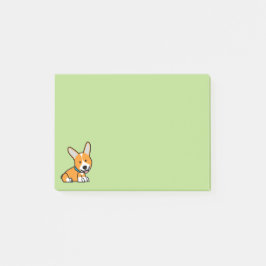 Notas Post-it® Los Corgis del Corgi persiguen el Pembroke feliz