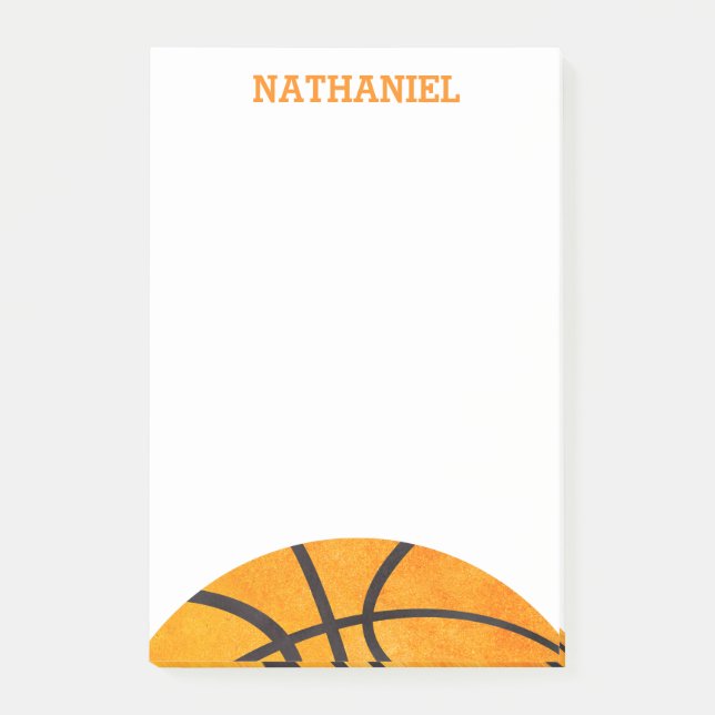 Notas Post-it® Los deportes del baloncesto de los niños (Anverso)