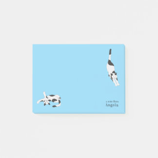 Notas Post-it® Los Gatos de cadstudios Blue