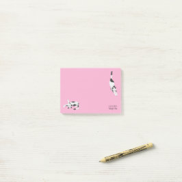Notas Post-it® Los Gatos de cadstudios Rosa