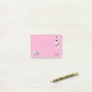 Notas Post-it® Los Gatos de cadstudios Rosa