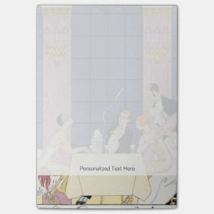 Notas Post-it® Los Gourmands, 1920-30 (impresión del pochoir)