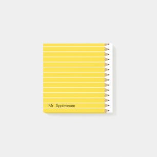 Notas Post-it® Los lápices recientemente afilados añaden el