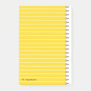 Notas Post-it® Los lápices recientemente afilados añaden el