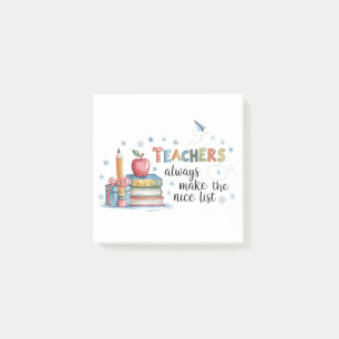 Notas Post-it® Los maestros siempre hacen la lista agradable