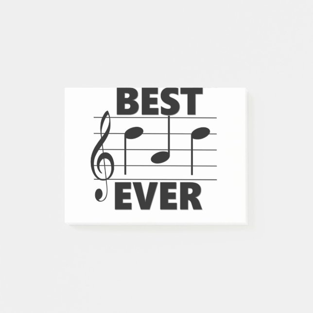 Notas Post-it® Los mejores regalos de la música del PAPÁ nunca (Anverso)