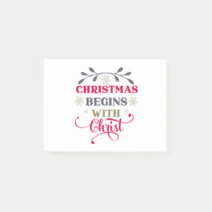 Notas Post-it® Los Navidades comienzan con Cristo