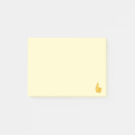 Notas Post-it® Los pulgares suben emoji