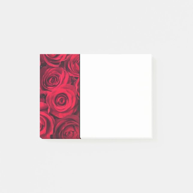 Notas Post-it® Los rosas son rojos (Anverso)
