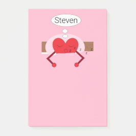 Notas Post-it® Los sueños del corazón matizan el rosa