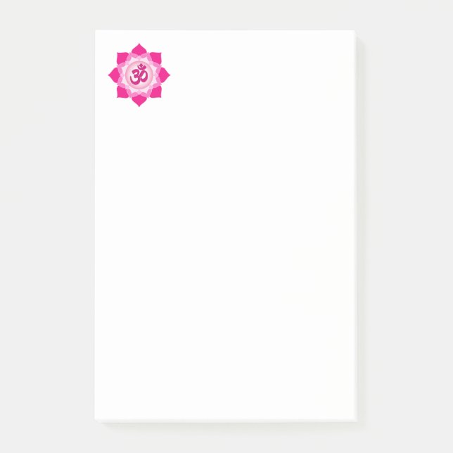 Notas Post-it® Loto rosa (Anverso)