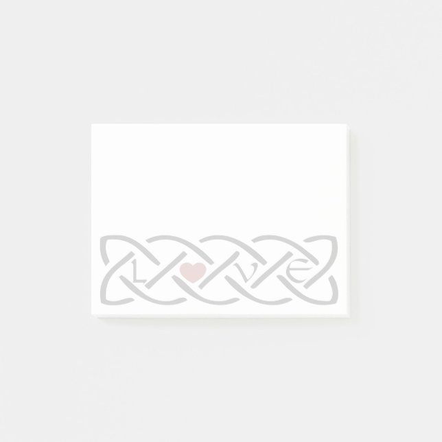 Notas Post-it® Love Celtic Knot (Anverso)