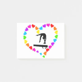 Notas Post-it® Love Gymnastics Post It Notes