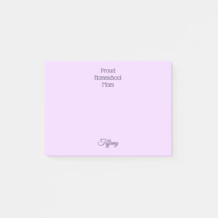 Notas Post-it® Lovely Purple Homeschol Mom