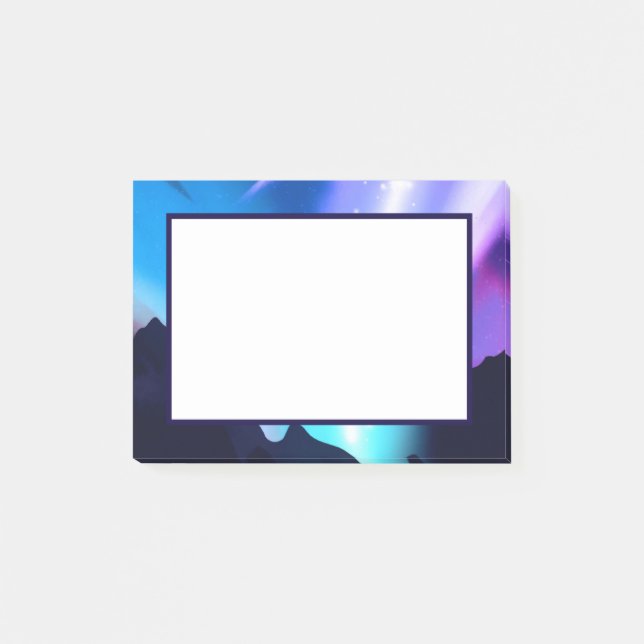 Notas Post-it® Luces boreales (Anverso)
