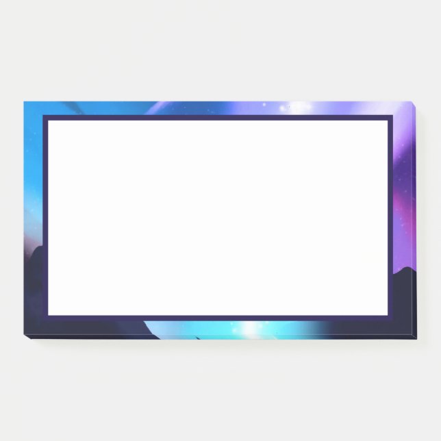 Notas Post-it® Luces boreales (Anverso)