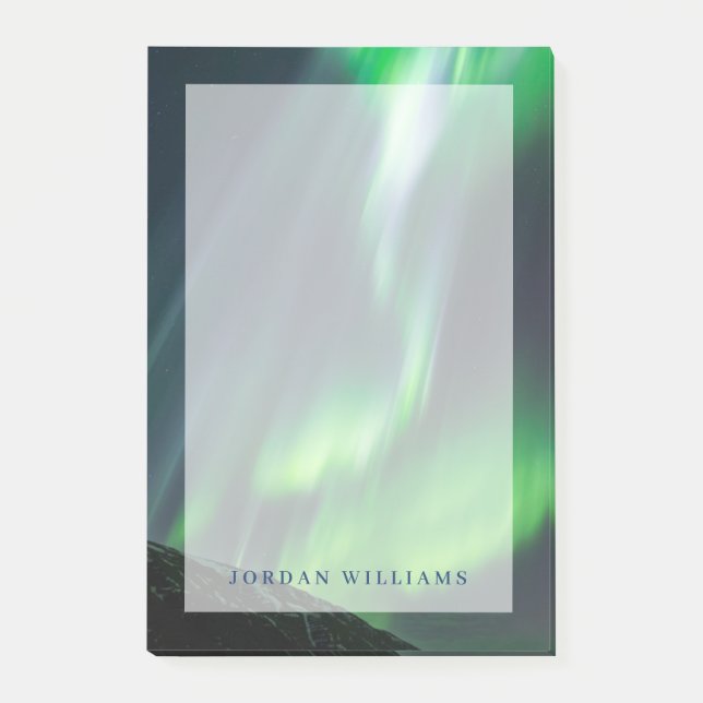 Notas Post-it® Luces boreales brillantes | Islandia septentrional (Anverso)