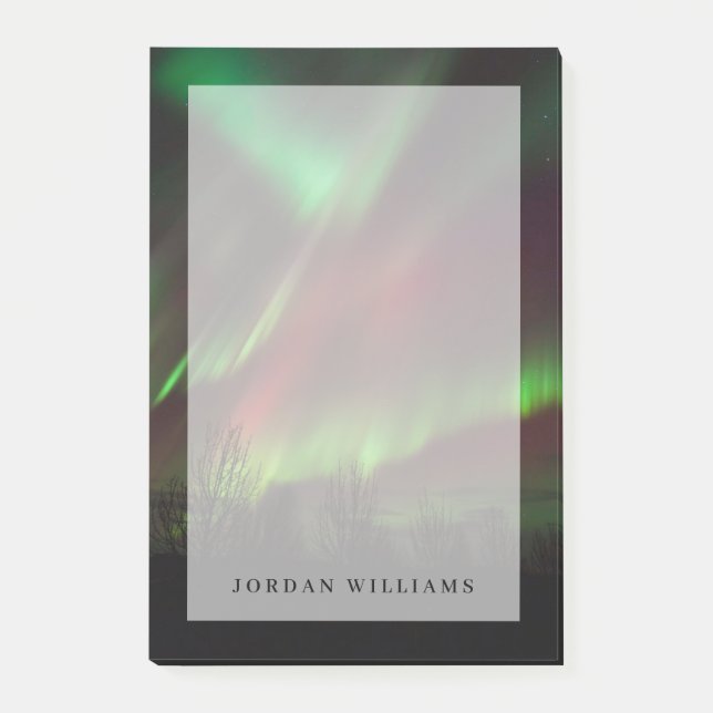 Notas Post-it® Luces boreales | Escandinavia, Islandia (Anverso)