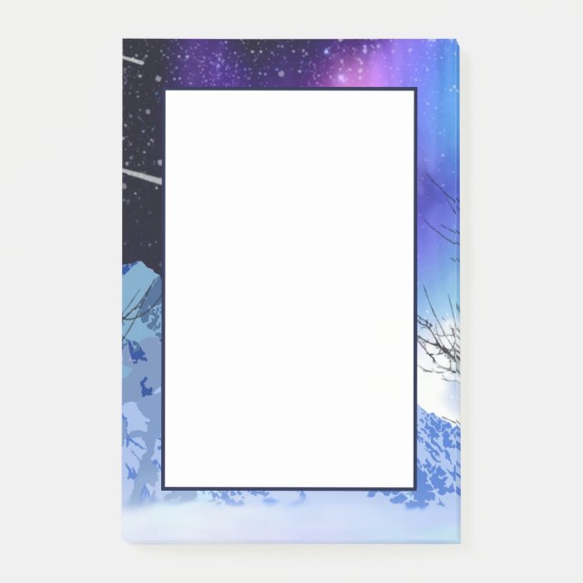 Notas Post-it® Luces de invierno (Anverso)