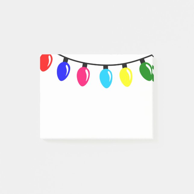 Notas Post-it® Luces navidades (Anverso)