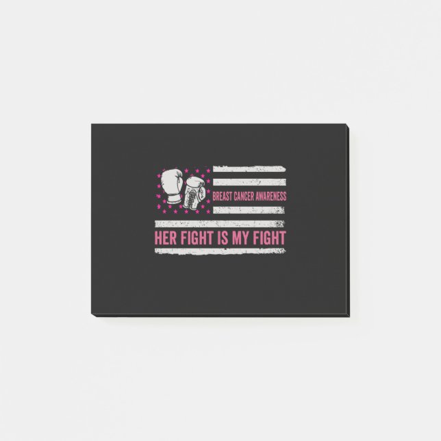 Notas Post-it® lucha contra el cáncer de mama (Anverso)