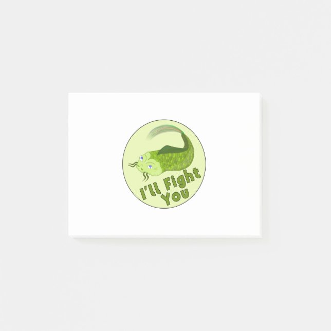 Notas Post-it® Lucharé contra la pesca divertida (Anverso)
