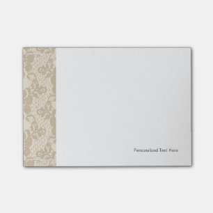 Notas Post-it® Lugar beige