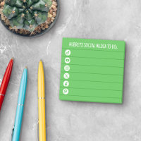 Luminosos medios sociales verdes y blancos para ha