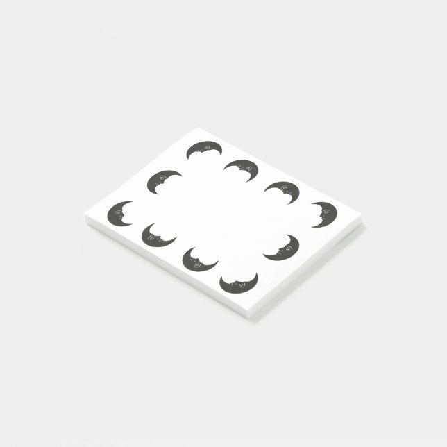Notas Post-it® Luna (En perspectiva)