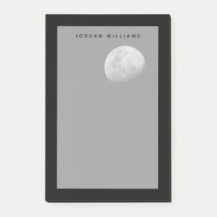 Notas Post-it® Luna con cielo negro Zambia, South Luangwa