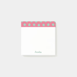 Notas Post-it® Lunar personalizado de la aguamarina con las