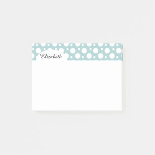 Notas Post-it® Lunares blancos