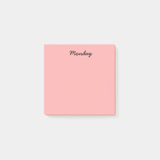 Notas Post-it® Lunes rojo