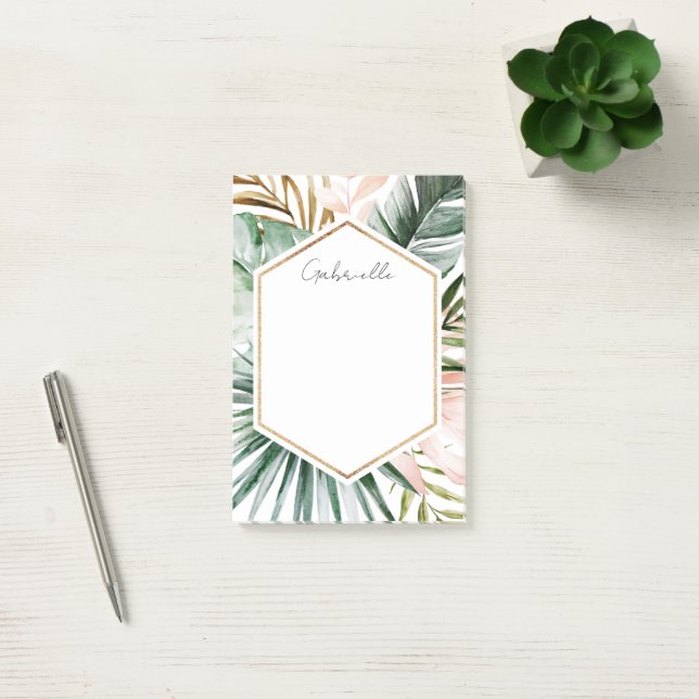 Notas Post-it® Lush Tropics Post It Pad (Oficina)